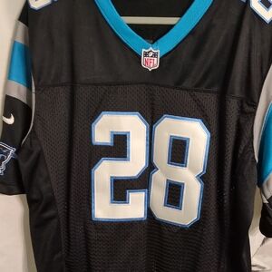 NFL Black Mesh Jersey with Gray Accents